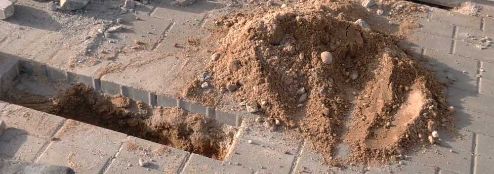 Реставрация старой тротуарной плитки
